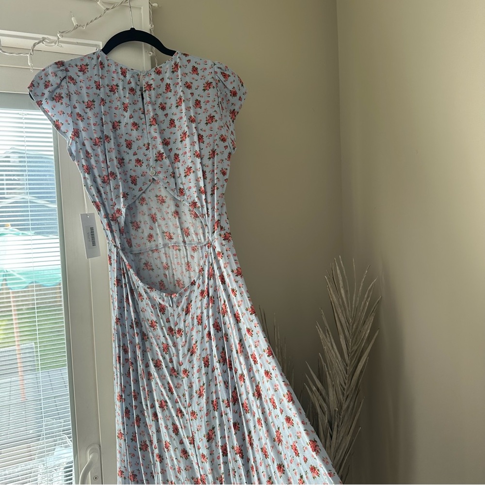 Brand New (NWT) Reformation Gavin Midi Dress - Petunia - Picture 7 of 12